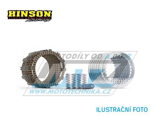 Sada spojkových lamiel trecích, oceľových a pružín Hinson - Kawasaki KXF250 / 04-21 + Suzuki RMZ250 / 04-21 HINSON