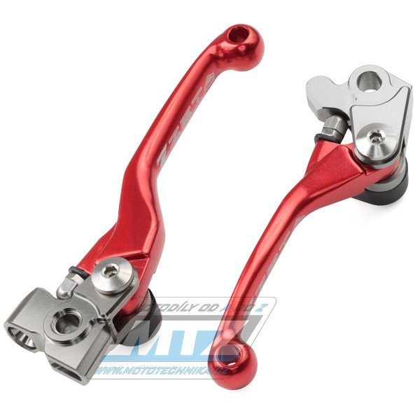 Sada výklopných páček ZETA PIVOT - červené - Beta RR250 2T+RR300 2T + RR250+RR350+RR390+RR400+RR430+RR450+RR480+RR498+RR520 + XTrainer