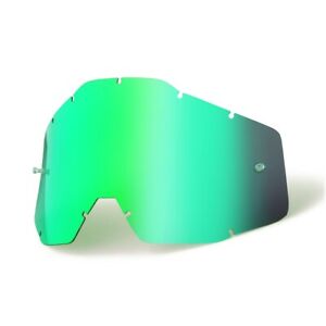 Sklo do okuliarov 100% green Mirror(zrkadlové)