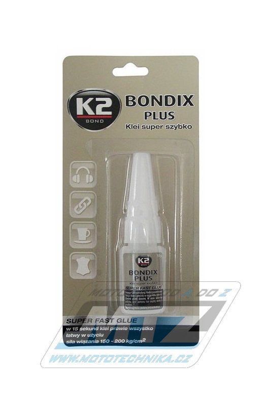 Lepidlo sekundové Bondix Plus (obsah 10g)
