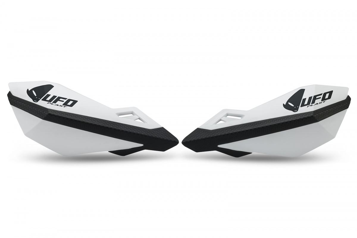 UFO Chrániče páčok Ktm SX/SX-F/EXC/EXC-F 125,200,250,300,350,450,500 14-23 pre OEM úchyt biele