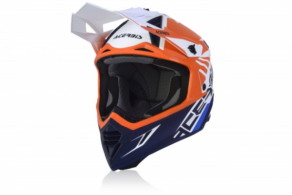PRILBA ACERBIS X-TRACK - ORANGE/BLUE