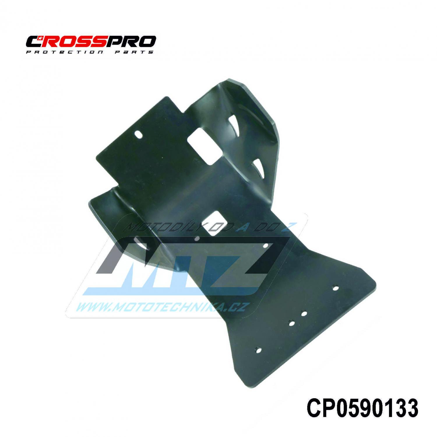 Kryt pod motor plastový DTC Engine Guard - KTM 250EXC +300EXC / 12-16 + 250XCW + 300XCW / 16 + Husqvarna TE250 + TE300 / 14-15 + Husaberg TE250 + TE300 / 13 (farba čierna)