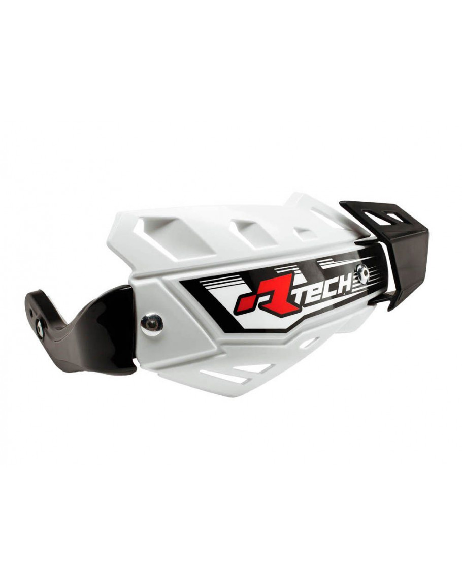 Chrániče rúk páčok FLX ATV + montážny kit BIELE