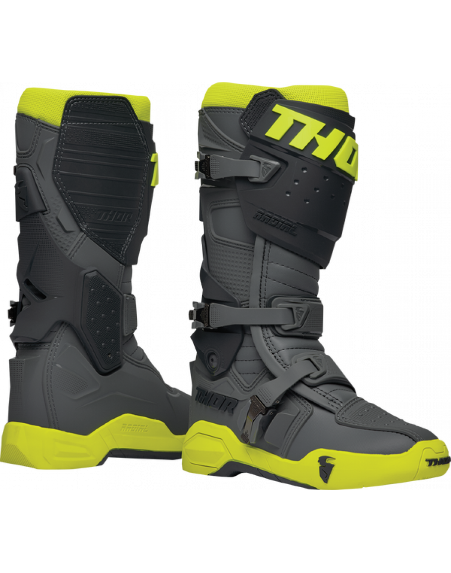 Čižmy THOR RADIAL gray/flo yellow