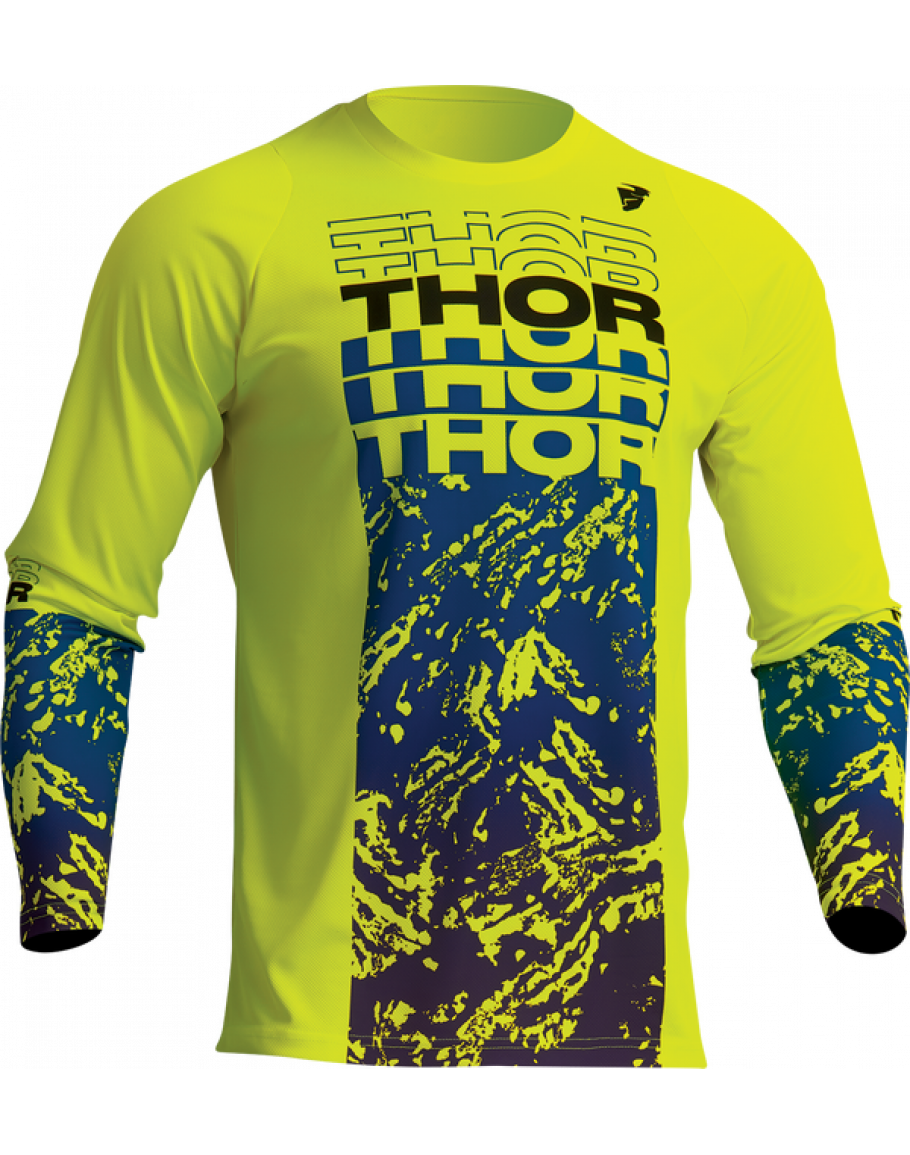 Dres Thor Sector Atlas black/acid 2023 detský XL