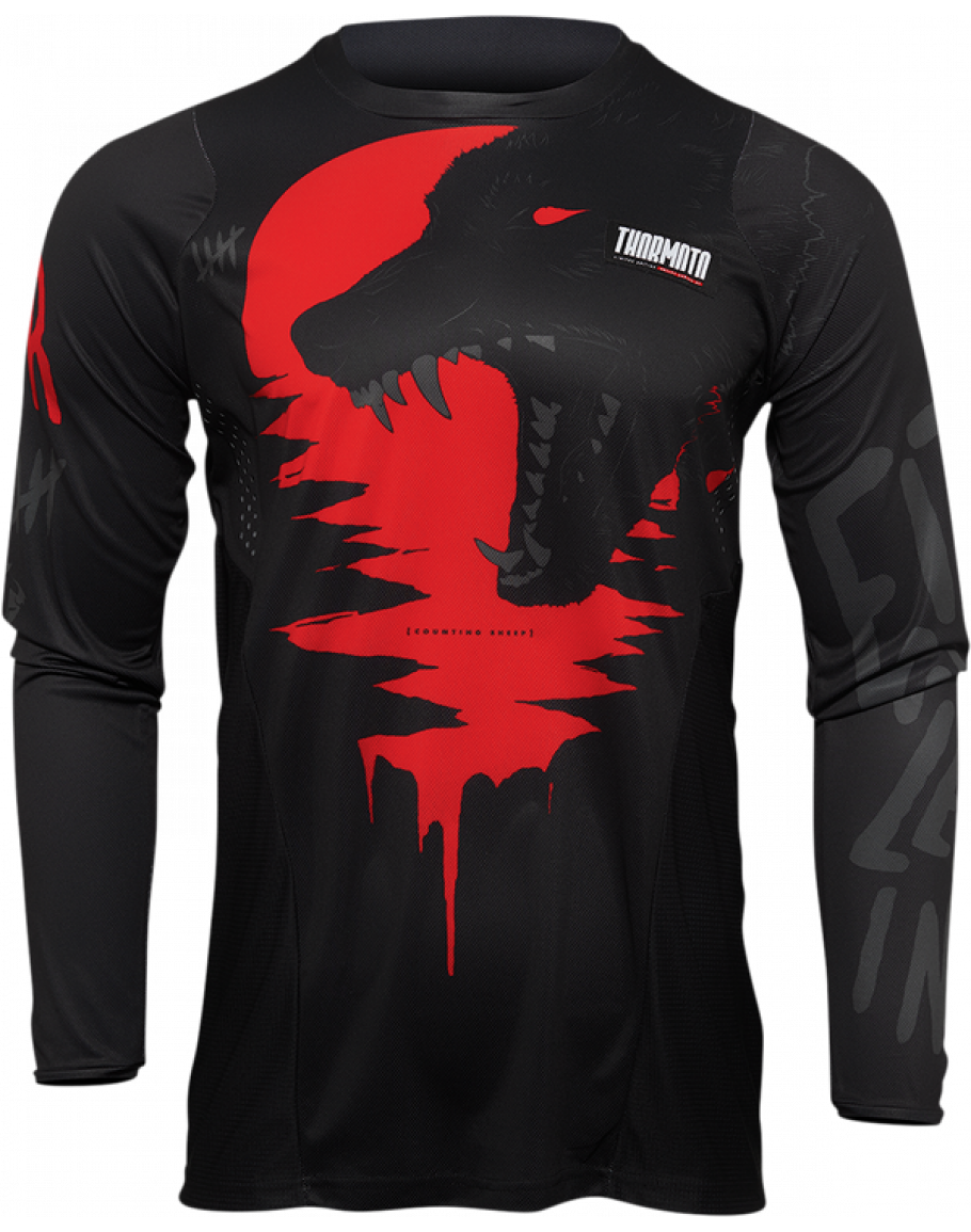 Dres Thor Pulse CNTSHP black/red veľkosť S