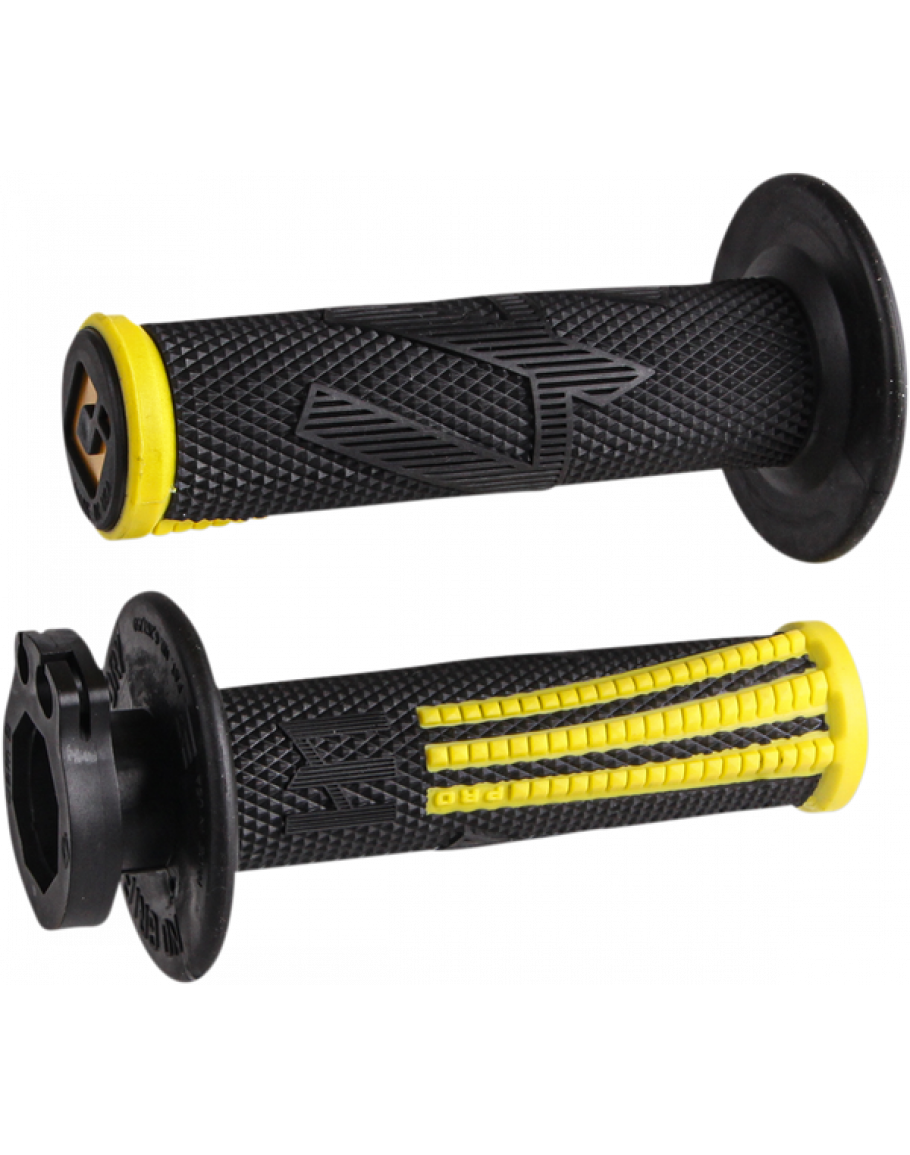 Rukoväte ODI EMIG PRO V2 s rýchlopalom black/yellow