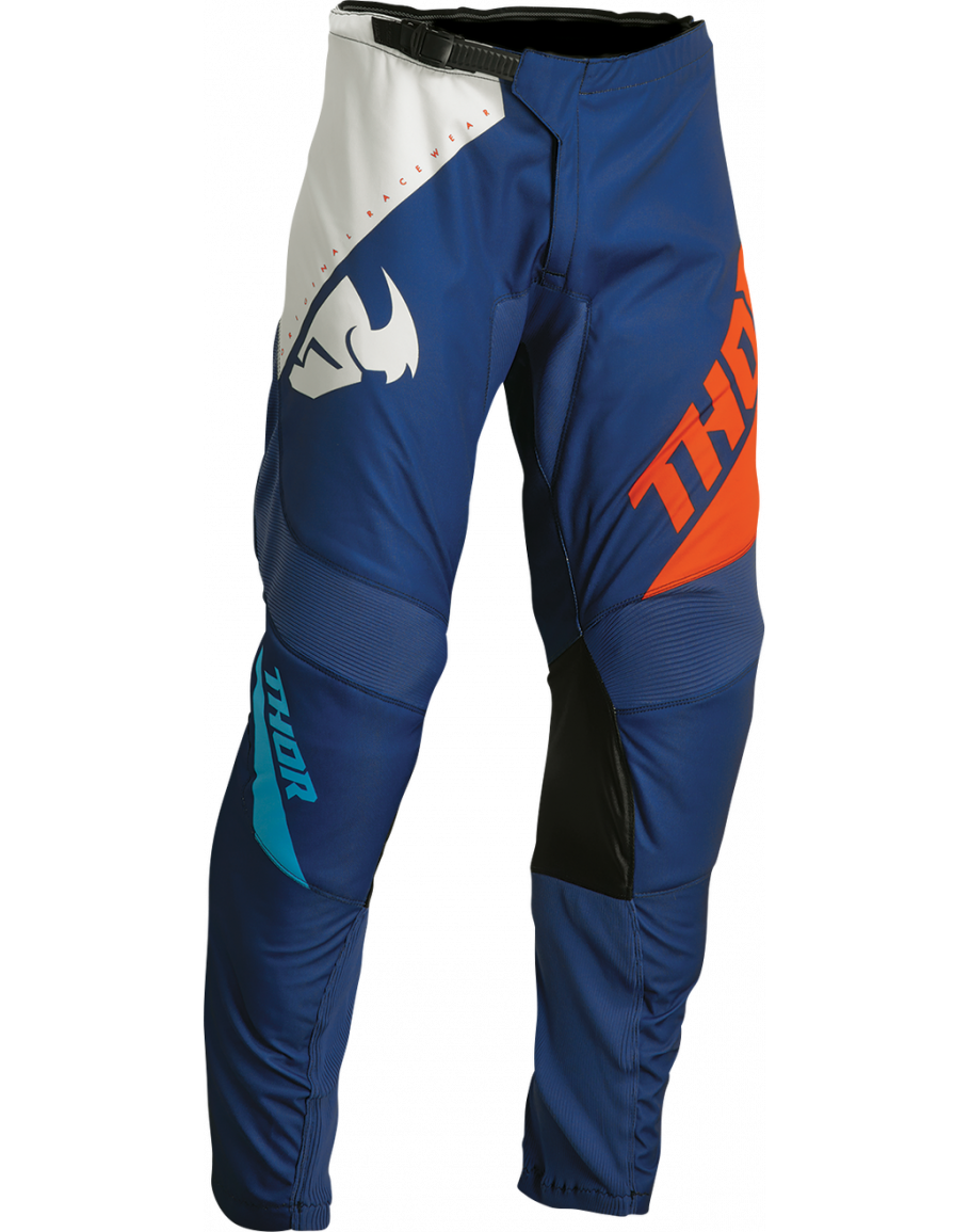 Nohavice Thor Sector Edge navy/orange 2023 detské