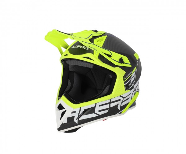 Acerbis Prilba SSTEEL CARBON H-22-06 - FLUO YELLOW/BLACK