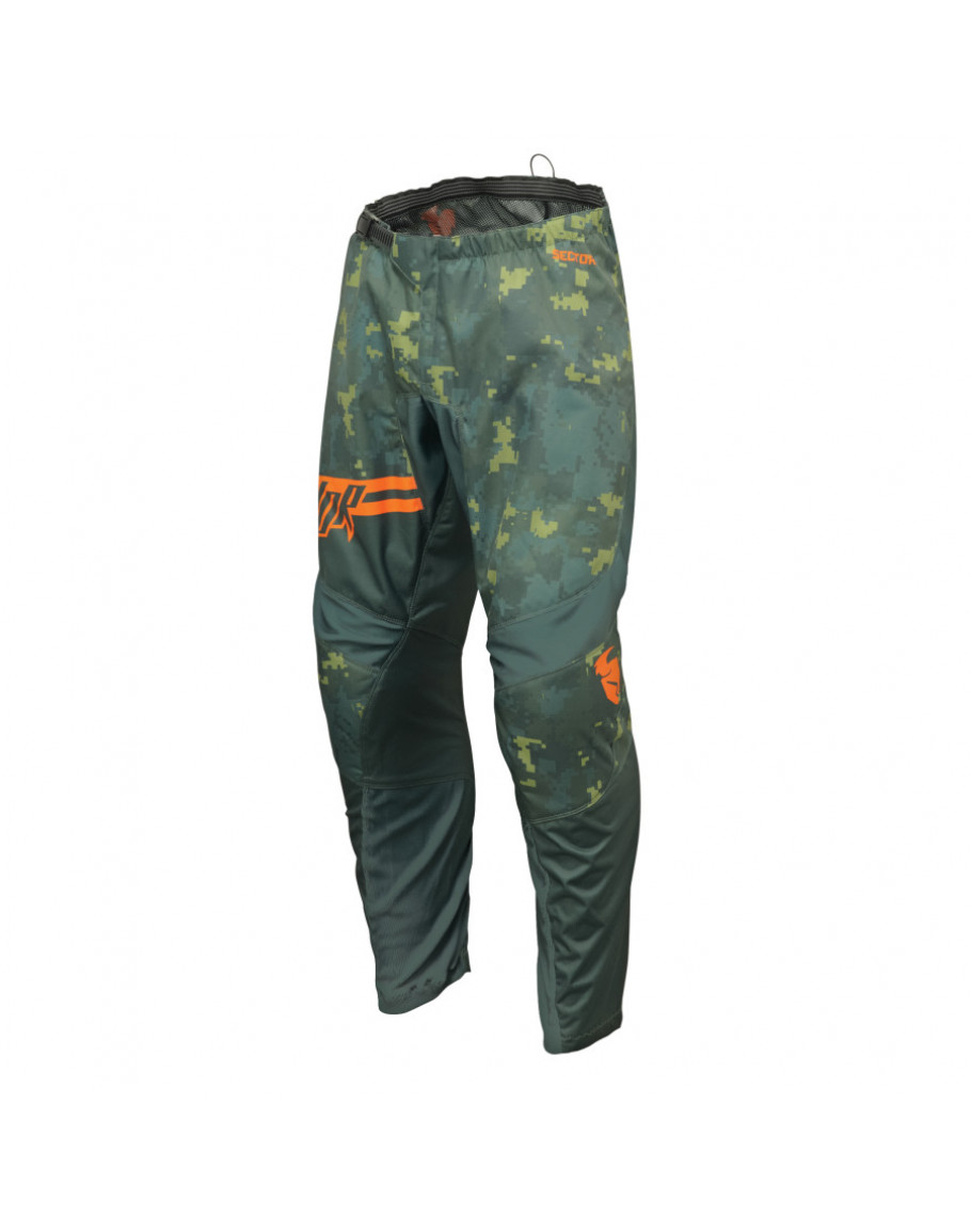 Nohavice Thor Sector Digi green/camo 2024