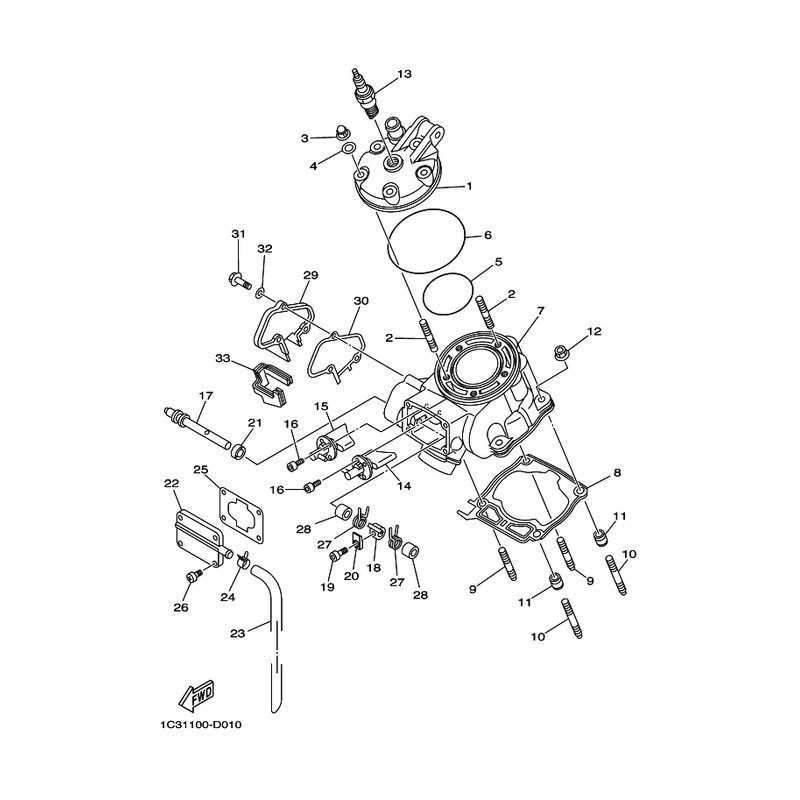 Pružinka na príveru Spring, Torsion(905081613400) Originál Yamaha