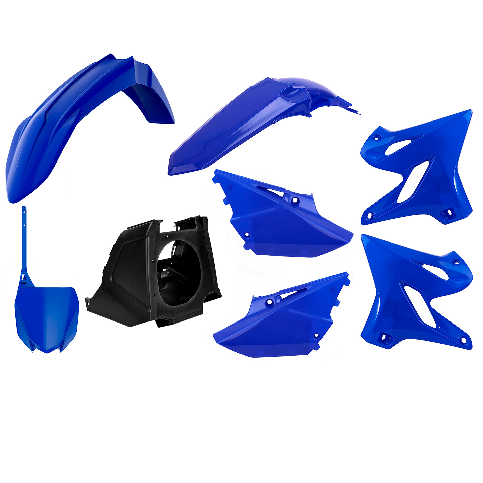 YAMAHA YZ125, YZ250 - MX SADA PRE RESTYLING OEM FARBA - MODELY 2002-2021 modrá vzhlad new 4takt