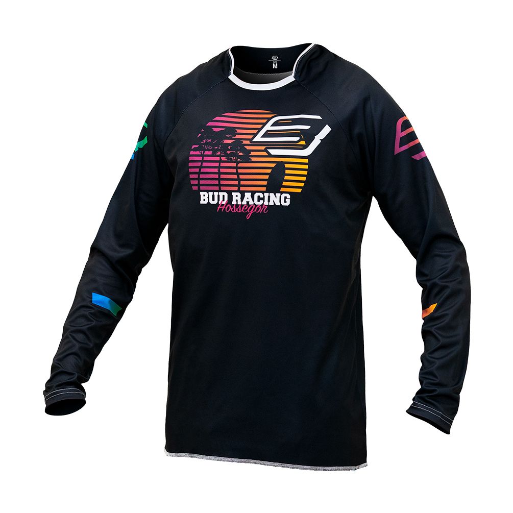 Detský dres Bud Racing Sunset čierny