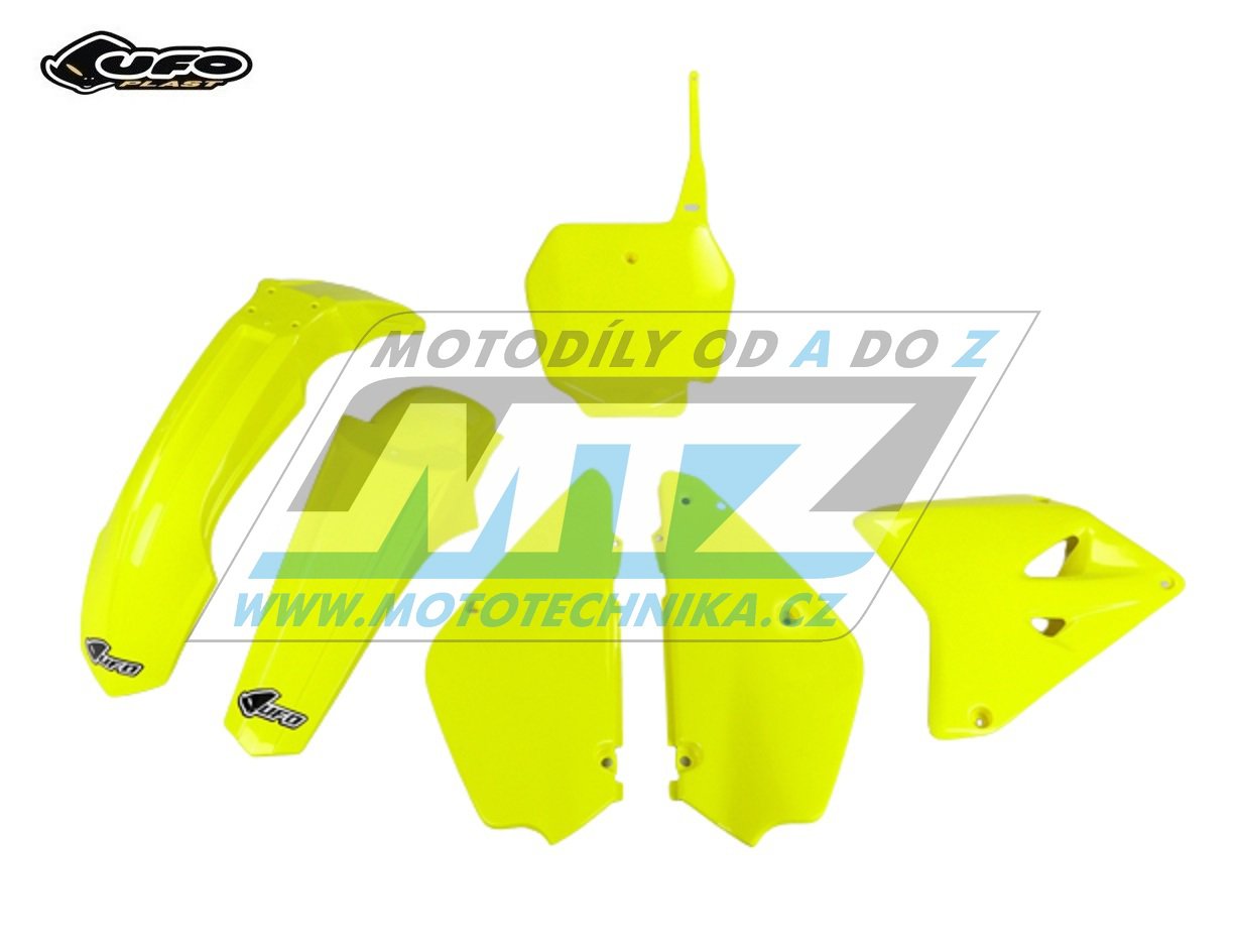 Súprava plastov Suzuki Restyling RM85/00-24 – farba FLUO žltá (neón žltá)