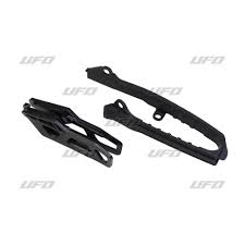 UFO Vodítko reťaze zadné + predné Suzuki RMZ 250 19-24/RMZ 450 18-24 SU04945001 + SU04944001 čierna