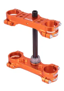 Držiaky tlmičov Xtrig ROCS Tech KTM SX50 + Husqvarna TC50 +Gas Gas MC50 2024 oranžové