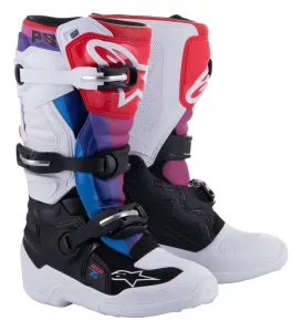 Detské čižmy Alpinestars Tech 7S White Black Rainbow