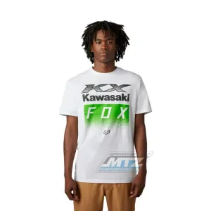 Tričko Fox X Kawi Ss Tee - biele