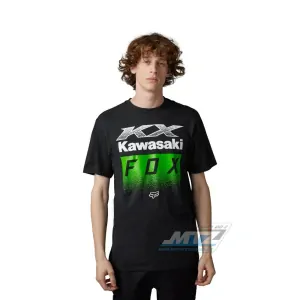 Tričko Fox X Kawi Ss Tee - čierne