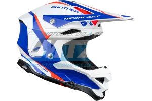 Prilba UFO Diamond HE054 - červeno-modro-biela