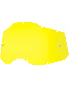 Dymové sklo do okuliarov 100% Accuri 2/Racecraft 2/Strata 2 žlté