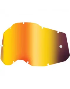 Zrkadlové sklo do okuliarov 100% Strata 2,Accuri 2, Racecraft 2 red