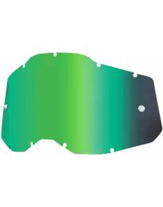 Zrkadlové sklo do okuliarov 100% Strata 2,Accuri 2, Racecraft 2 zelené