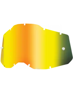 Zrkadlové sklo do okuliarov 100% Strata 2,Accuri 2, Racecraft 2 zlaté