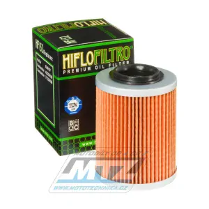 Filter olejový HF152 (HifloFiltro) - Aprilia ETV1000 Caponord + RST1000 Futura+RSV1000R Tuono + Bombardier 330 Outlander + DS650 Baja + 650 Outlander + Can-Am 400+450+500 Outlander+650 Outlander Max+800 Outlander + CF Moto Gladiator X450+X520+X550+X60