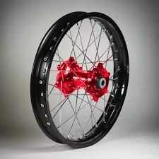 Zadné koleso Bud Racing R19 Honda CRF250 / 14-25 + CRF450 / 13-25 červený náboj, čierny ráfik