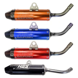 Koncovka (tlmič) výfuku HGS - KTM 65SX / 16-23 + Husqvarna TC65 / 17-23 - oranžová