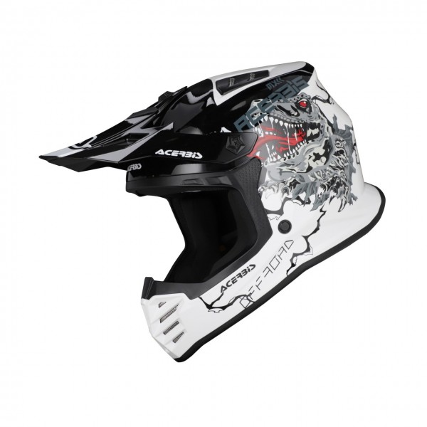 Prilba detská PROFILE JUNIOR HELMET 22-10 - WHITE/BLACK