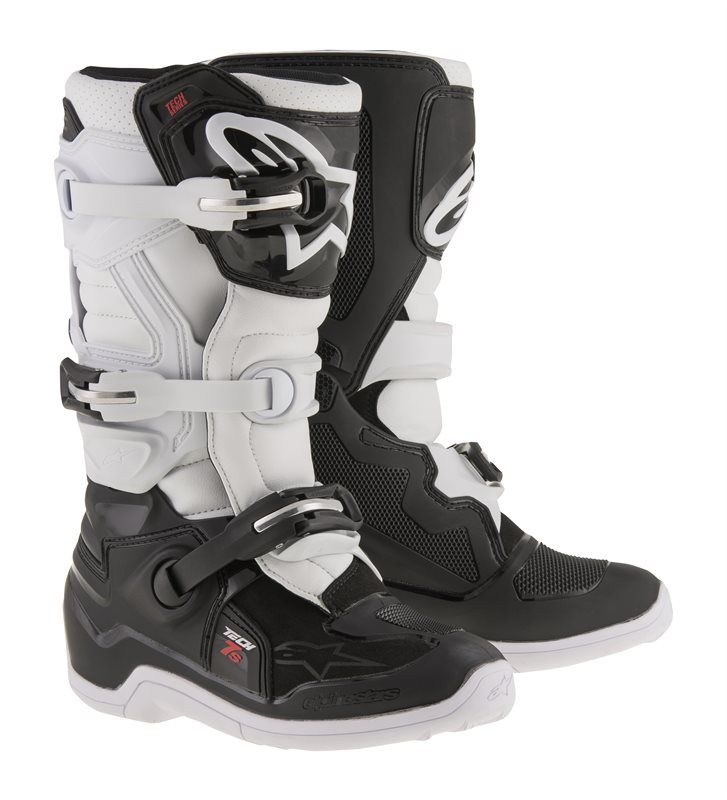 Detské čižmy Alpinestars Kids Boots Tech 7S Black White