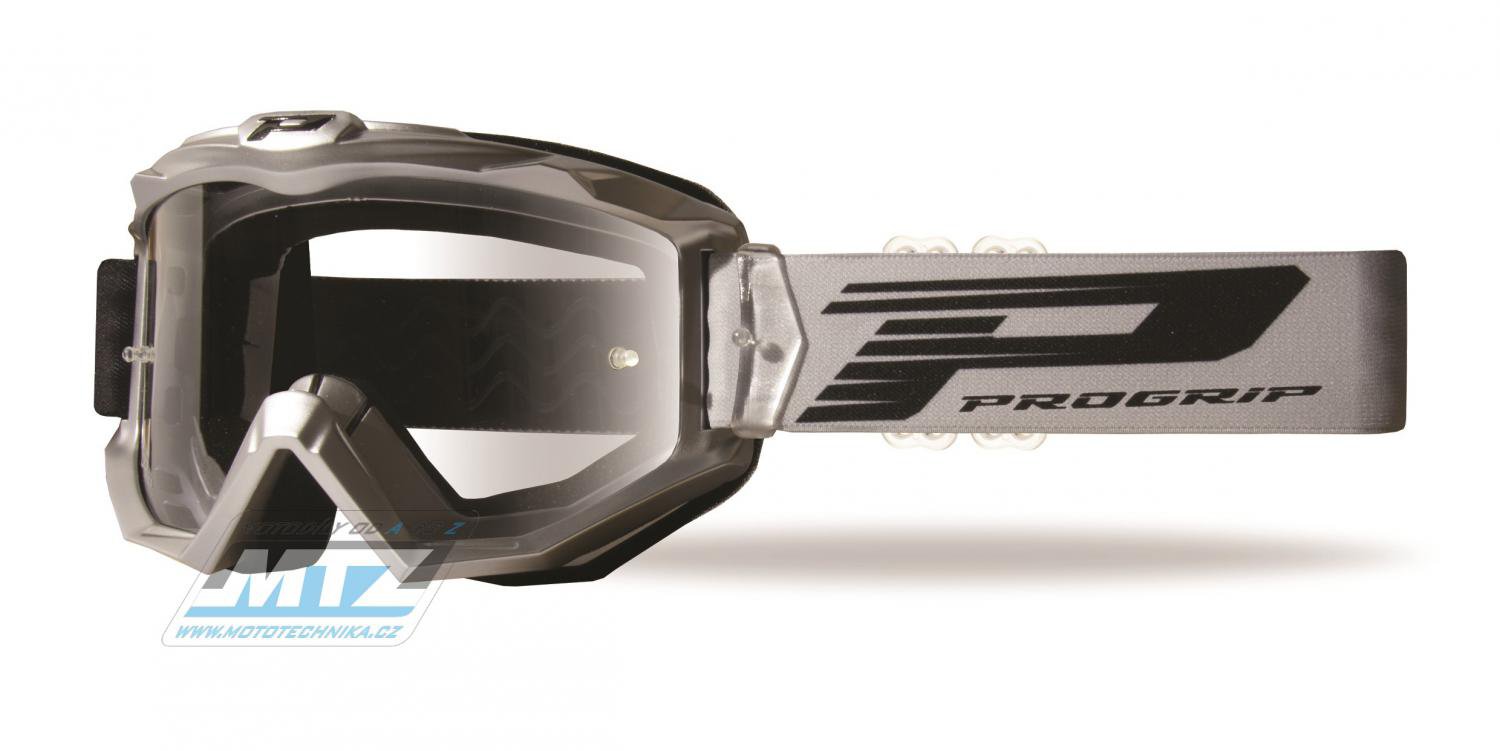 Okuliare Progrip 3201 - strieborné