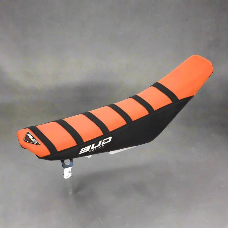 Poťah sedla BudRacing BUD RACING KTM SX/SXF 2007-2010 oranžovo čierny