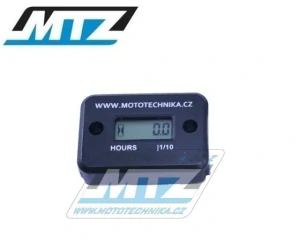 Počítadlo motohodín MTZ (motohodiny) - čierne