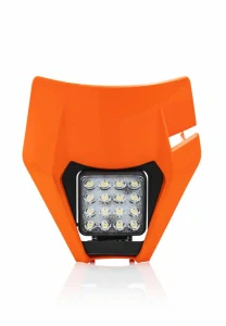 Maska so svetlom Acerbis VSL HEADLIGHT Replika KTM 17-19 - Oranžová