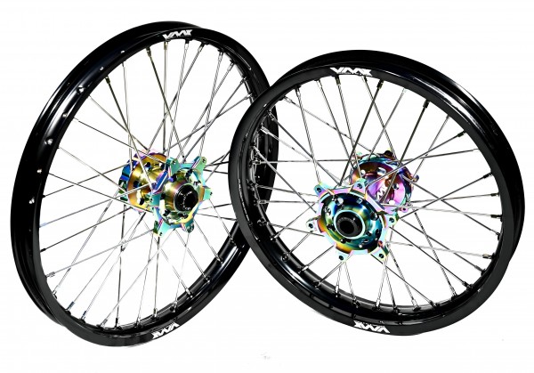 Sada kolies VMX KTM-HUSQVARNA-GASGAS-STARK VARG 21'-19' - RAINBOW/BLACK