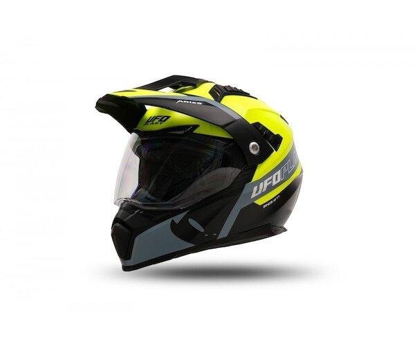 UFO Prilba ARIES Enduro 2024 žltá/čierna neon
