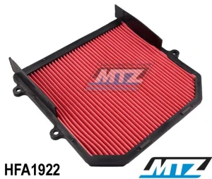 Filter vzduchový HFA1922-MTZ - Honda XL1000 V-3,4,5,6,7,8,9,A,B,C,D Varadero SD02 /03-13+ XL1000 VA-5,6,7,8,9,A,B,C Varadero (ABS)SD02 / 05-13+ XL1000 V-5,6,7,8,9 Varadero Travel / 05-09+ XL1000 V-9 Varadero Comfort / 09