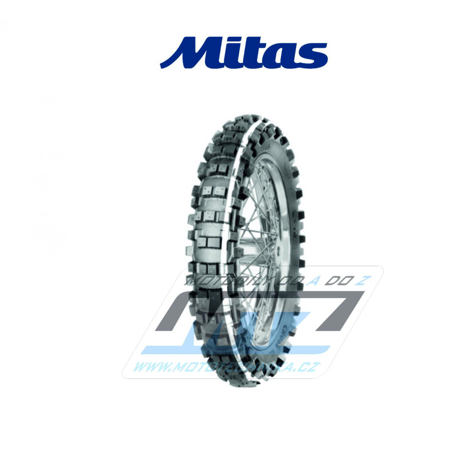 Pneu Mitas 120/90-19" C16 ICE (biely pruh) 66N TT - zimná zmes