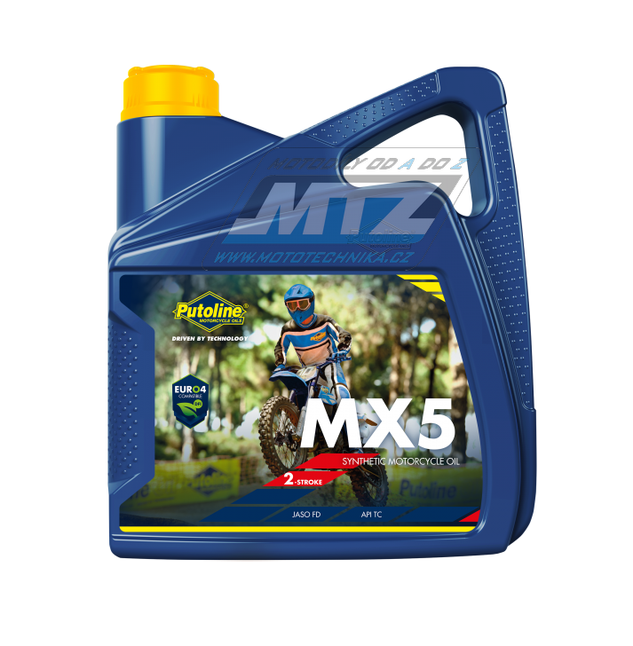 Olej Putoline oil MX5 do benzínu 2T (4L)