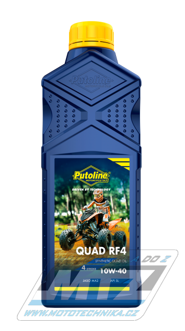 PUTOLINE Quad RF4 10W-40 1L Syntetický motorový olej-4-taktný 10w40, JASO MA2, API SL ATV OIL
