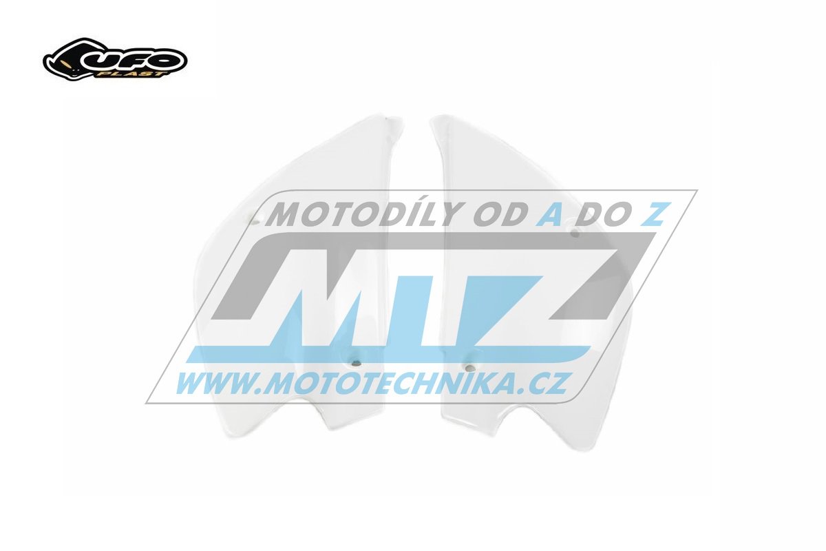 Bočnice Kawasaki KX80 + KX85 / 98-13 - biele