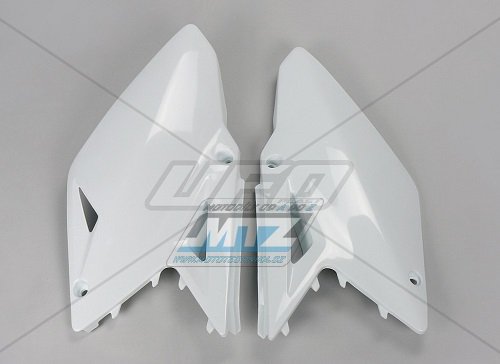 Bočnice číselné  Suzuki RMZ450 / 08-17 - biele