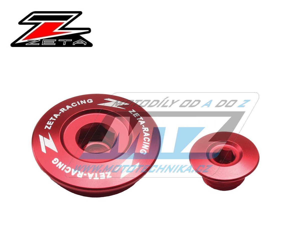 Zátky bočných viek motora ZETA - Honda CRF150R / 07-21 + CRF250R / 10-17 + CRF450R / 02-16 + CRF450X / 05-17 + CRF1000L / 16-19 + CRF1100L Africa Twin / 20 + XR250 / 95-07 + XR250BAJA / 95-07 + XR250MOTARD / 95-07 + XR400MOTARD / 05-08 + TRX400EX / 00-08