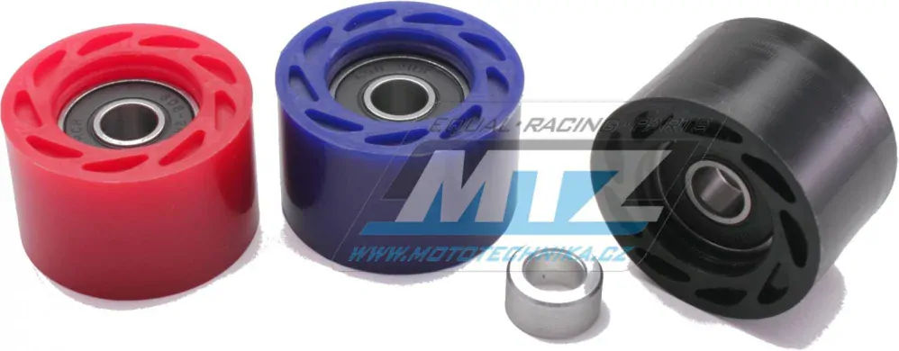 Rolňa reťaze vrátane ložísk (priemer 36mm / šírka 23mm) DRC "Race" - DRC CHAIN ROLLER M size (36mm) - DRC D47-41-643 - červená