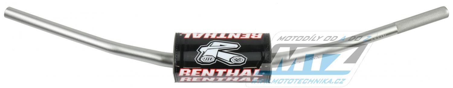 Riadidlá Renthal 67201 Fatbar (1 1/8” = 28,6mm) - strieborné/titánové
