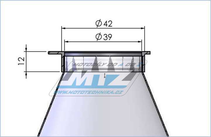 Filter nádrže KTM SXF250-450 / 11-12 + EXC/EXCF250-500 / 11-18 + 350Freeride / 13-17 + Husqvarna TE+FE / 14-18 + Husaberg FE / 13